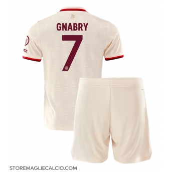 Bayern Munich Serge Gnabry #7 Maglia Gara Terza Repliche 2024-25 Bambino
